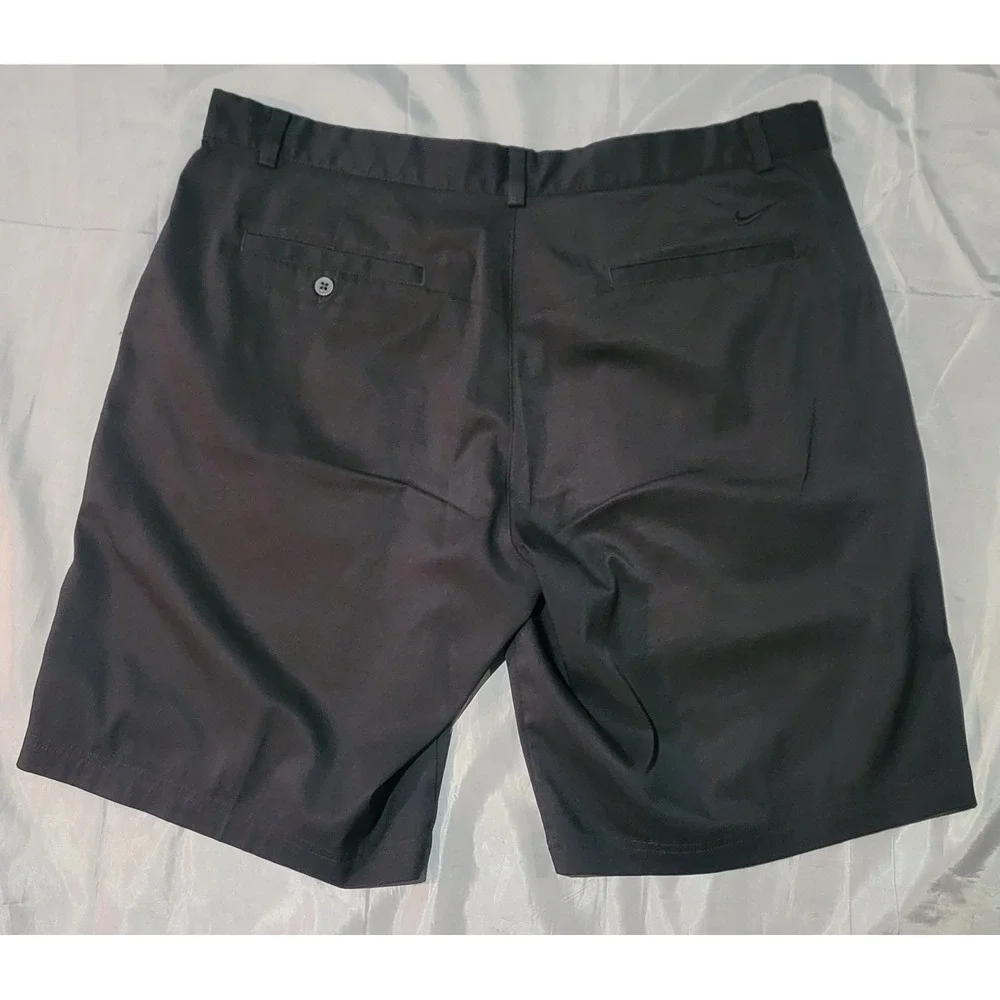 Nike Golf Men's 38 Black Tour Performance Dri-Fit Golf‎ Shorts Pockets